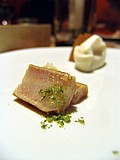 10-rainbow trout, pork belly, cider meringue, miso paper.jpg